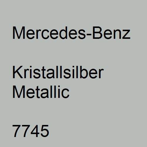 Mercedes-Benz, Kristallsilber Metallic, 7745.